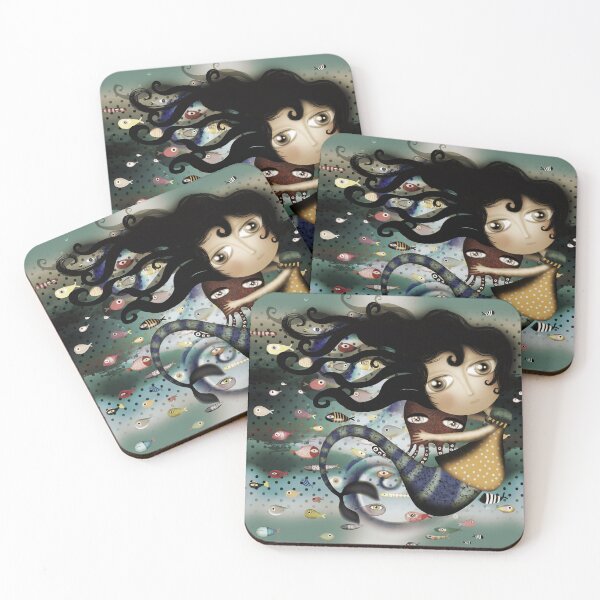 Item preview, Hold me closer - Underwater fishes children portrait - Kinder illustrations - RUPY DE TEQUILA -  designed and sold by rupydetequila.