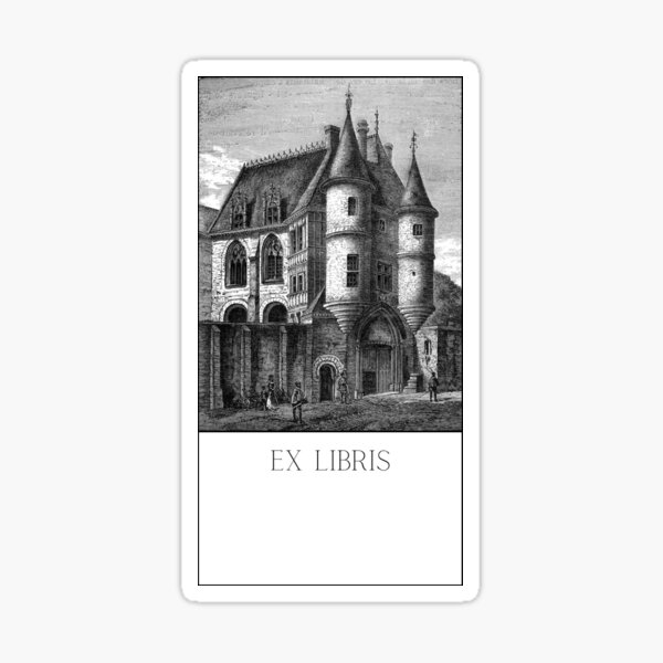 Item preview, Hôtel de Clisson Ex Libris  designed and sold by Roaming  the Greenwood.
