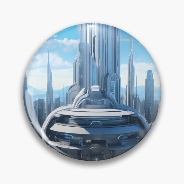 Item preview, Futuristic Dystopian City | Digital Art designed and sold by Shirtastically.