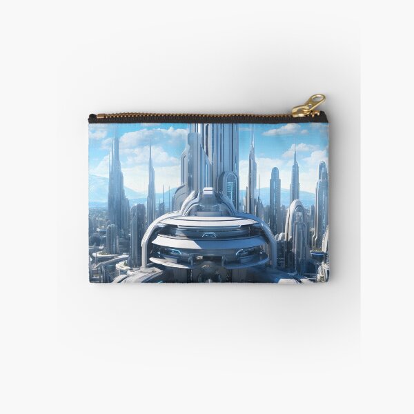 Item preview, Futuristic Dystopian City | Digital Art designed and sold by Shirtastically.