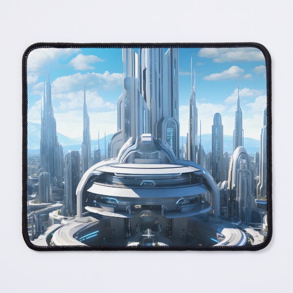 Item preview, Futuristic Dystopian City | Digital Art designed and sold by Shirtastically.