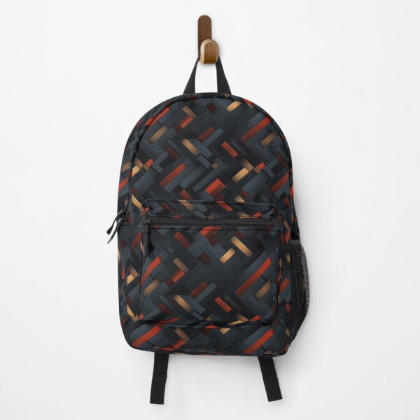 Item preview, Metallic Graphite Pattern Red Yellow Grey Orderly Calming designed and sold by jenmountainen.