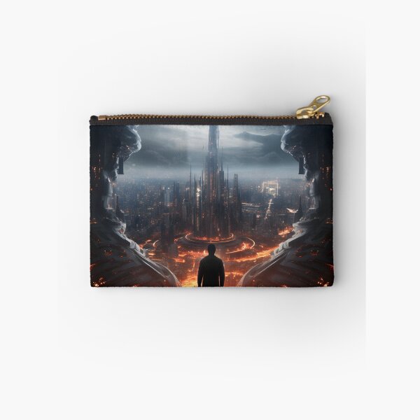 Item preview, Sleek Futuristic Dystopian City | Digital Art Decor designed and sold by Shirtastically.