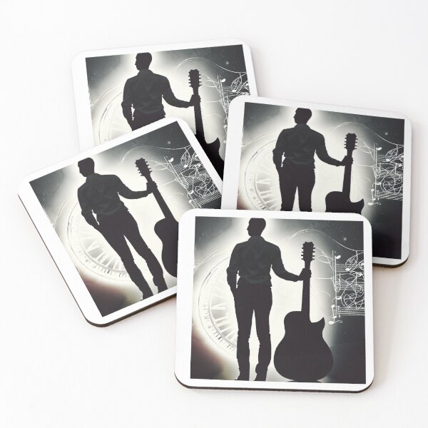 Item preview, Shadow Serenade: The Guitarist in Noir designed and sold by zerzeed.