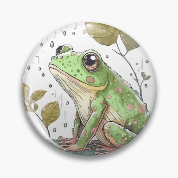 Item preview, Frog Enjoying a Rainy Day  designed and sold by astoneif.