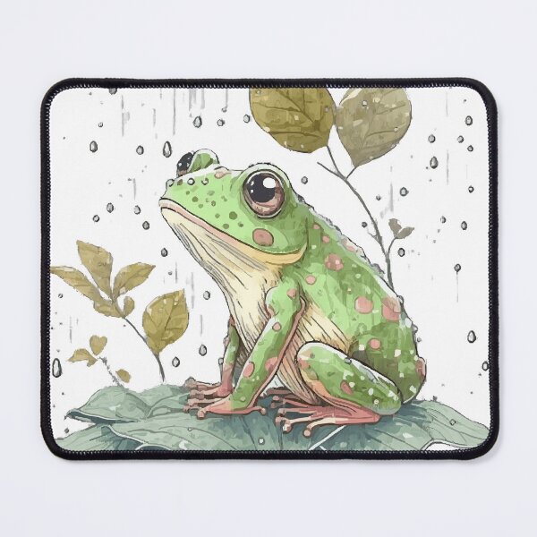 Item preview, Frog Enjoying a Rainy Day designed and sold by astoneif.