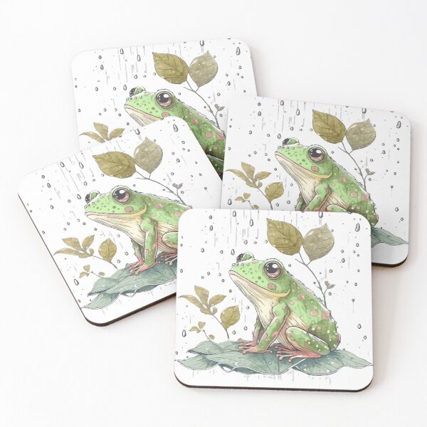 Item preview, Frog Enjoying a Rainy Day  designed and sold by astoneif.