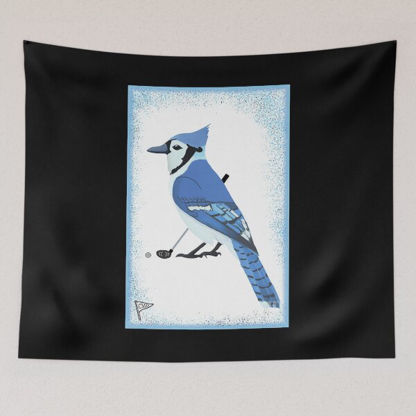 Item preview, golf blue jay college mascot designs	 designed and sold by dsktxatulb5.