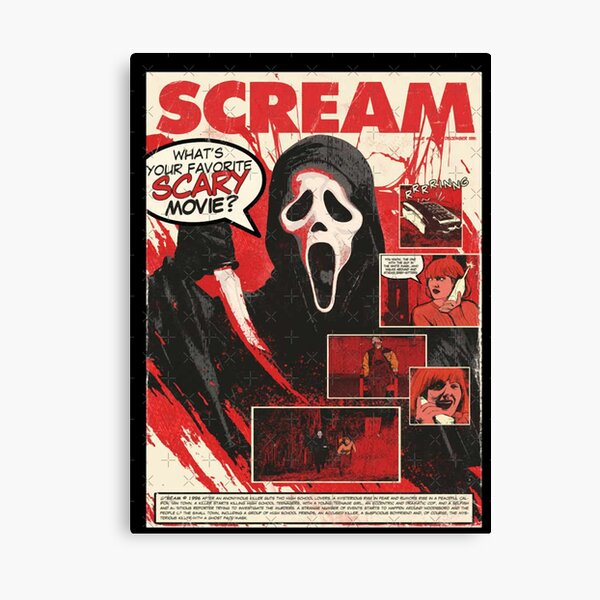 Ghost Face (what's your favorite scary movie?), an art print by Reverenze  Illustrate - INPRNT