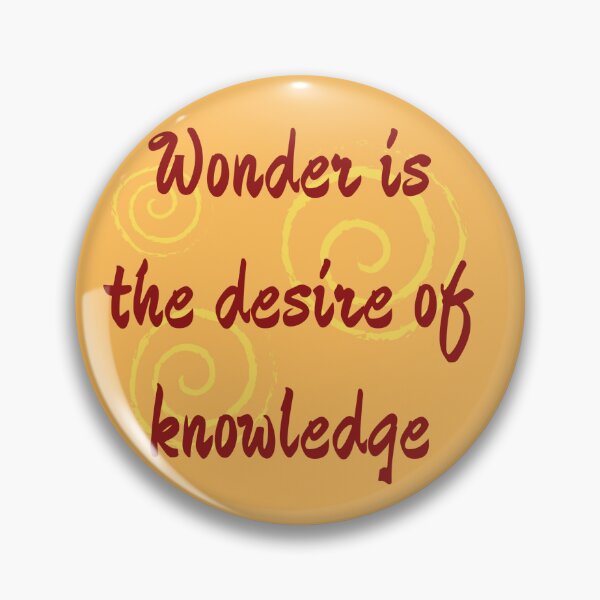 Item preview, Wonder Is The Desire Of Knowledge. St Thomas Aquinas Quote designed and sold by Rebel-Design.