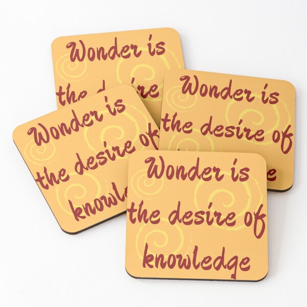 Item preview, Wonder Is The Desire Of Knowledge. St Thomas Aquinas Quote designed and sold by Rebel-Design.