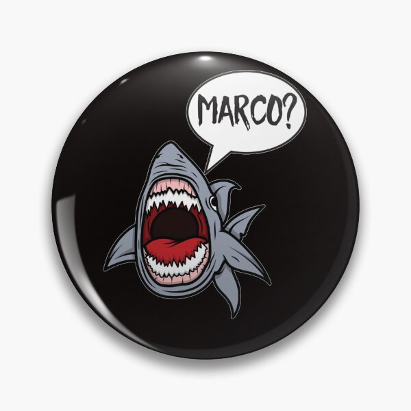 Item preview, Hungry Shark Playing Marco Polo designed and sold by EllyLinken.