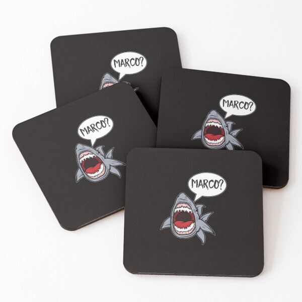 Item preview, Hungry Shark Playing Marco Polo designed and sold by EllyLinken.