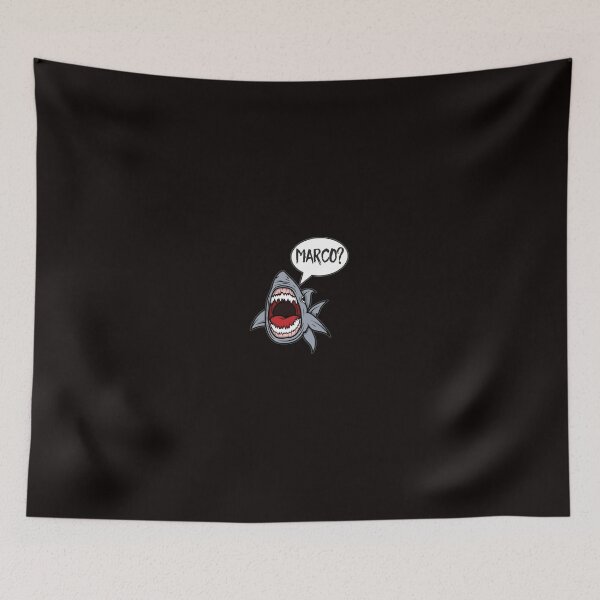 Item preview, Hungry Shark Playing Marco Polo designed and sold by EllyLinken.