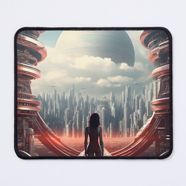Item preview, Futuristic Dystopian Dreams | Digital Art Poster designed and sold by Shirtastically.