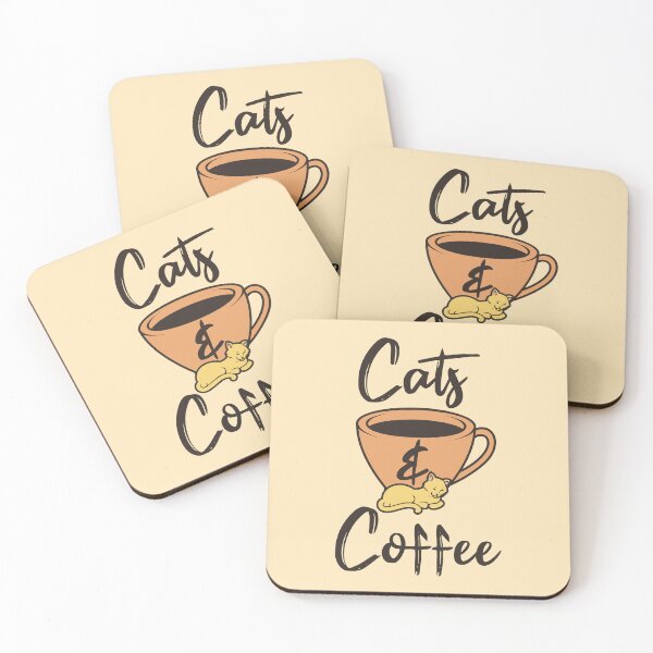 Item preview, Cats and Coffee. Cute Cat Coffee designed and sold by PMCreative.
