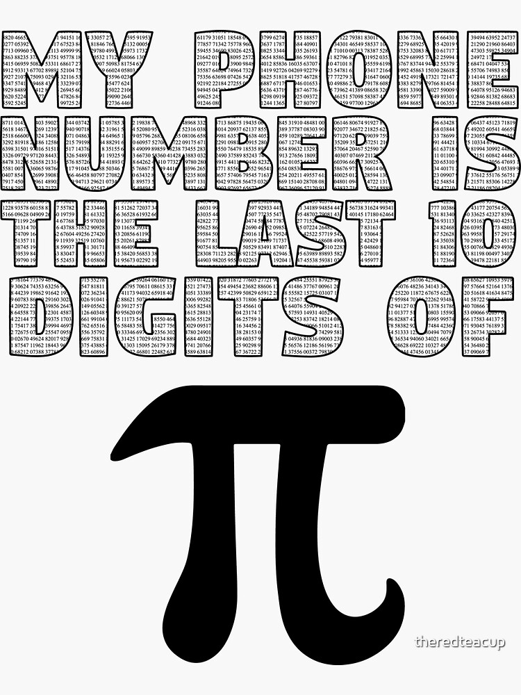 The Last 10 Digits Of Pi
