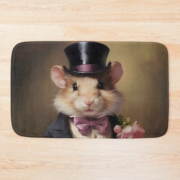 Item preview, Hamster Portrait Dapper Animal Art designed and sold by ConfettiSkyArt.
