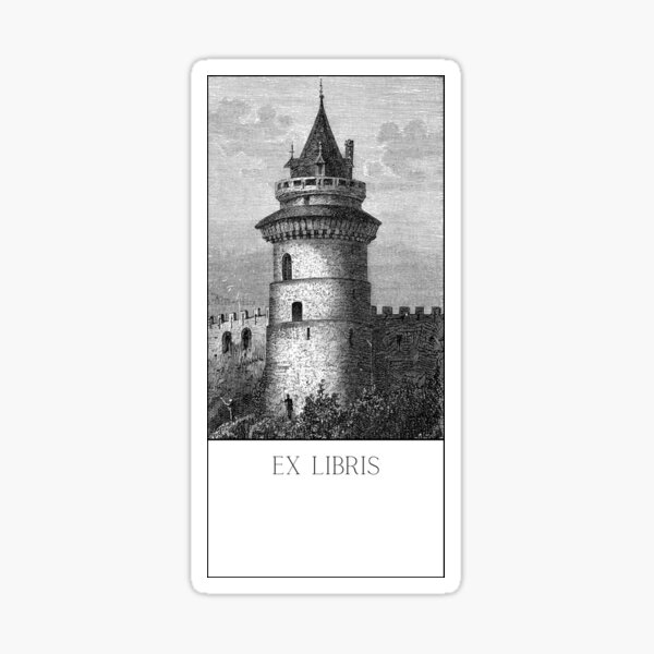 Item preview, Rouen Castle Ex Libris  designed and sold by Roaming  the Greenwood.