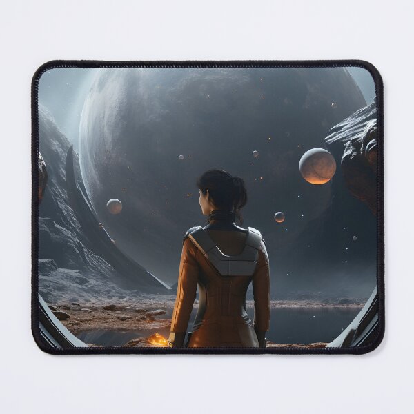 Item preview, Sleek Futuristic Interstellar Journey | Digital Art Decor designed and sold by Shirtastically.