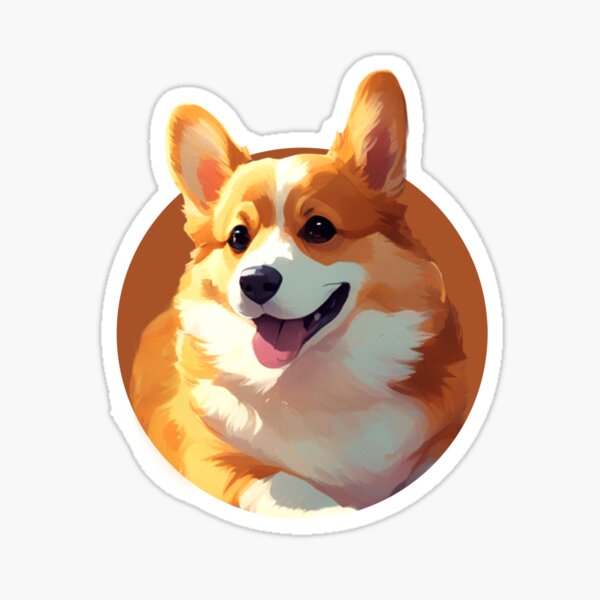 Item preview, Dog Corgi Art designed and sold by WELCRAFT.