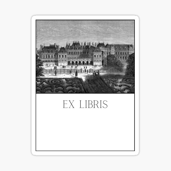 Item preview, The Former Palais-Cardinal Ex Libris  designed and sold by Roaming  the Greenwood.