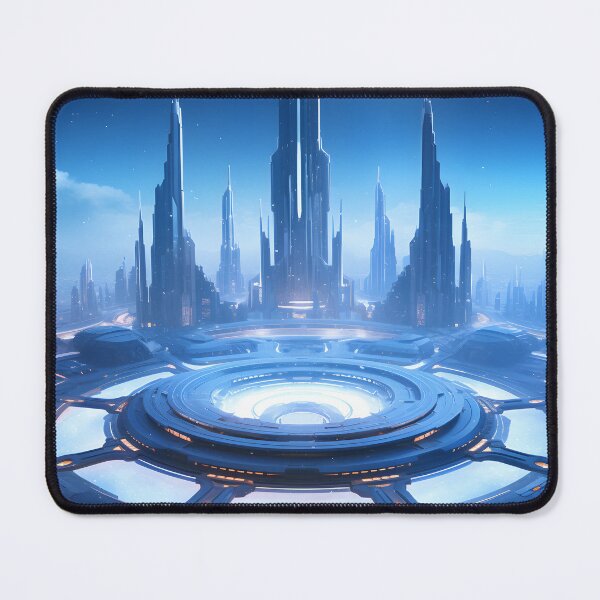 Item preview, Futuristic Cosmic Dreams | Digital Art Poster designed and sold by Shirtastically.