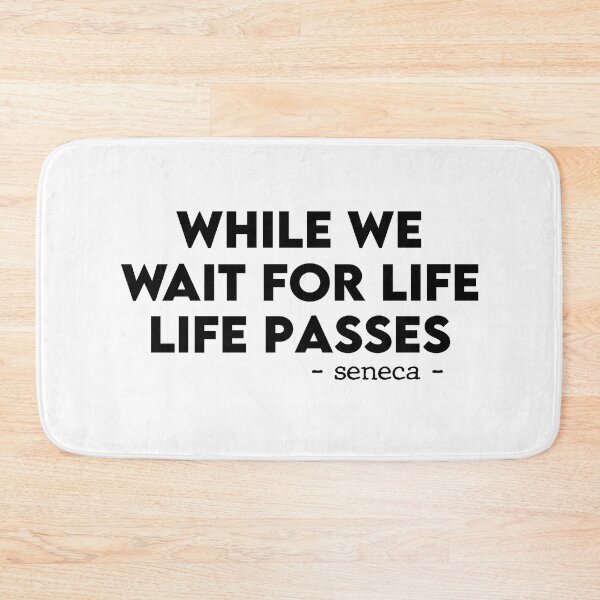 Item preview, While we wait for life, life passes. designed and sold by Meropis.