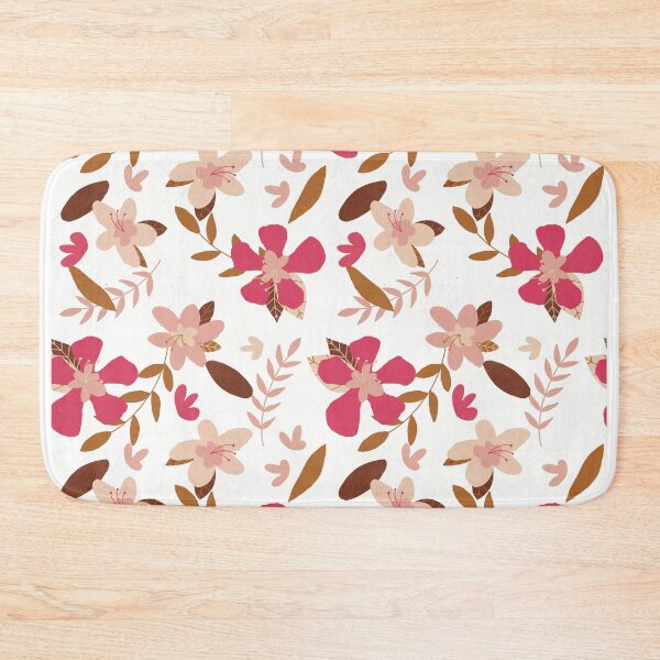 Item preview, Pink and Brown Flower Pattern designed and sold by Audreyzwar.