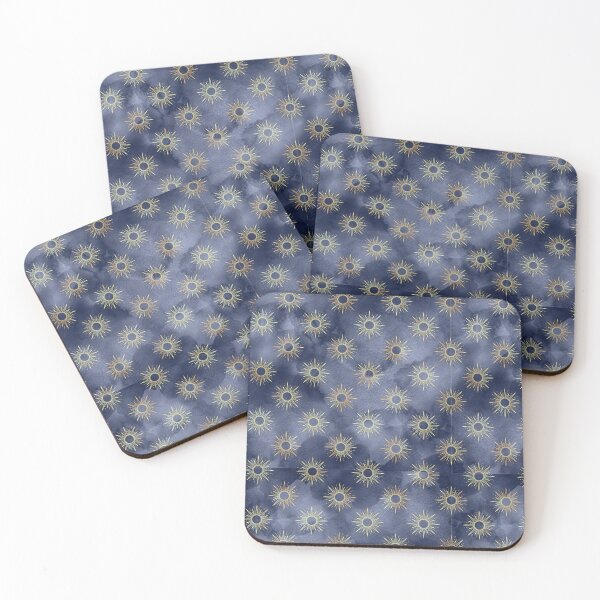 Item preview,  Celestial Watercolor style  blue and yellow designed and sold by shoppou.