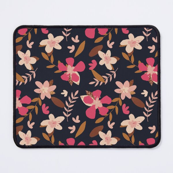 Item preview, Pink and Brown Flower Pattern designed and sold by Audreyzwar.