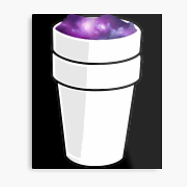 Purple Lean Cup | Metal Print