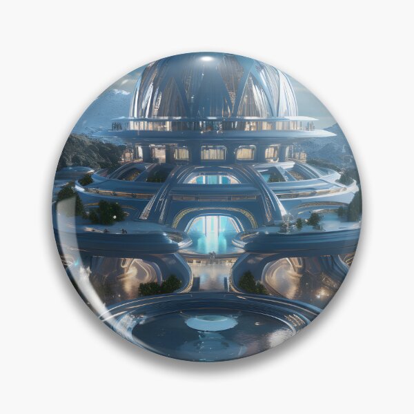 Item preview, Interstellar Habitat | Digital Art Print designed and sold by Shirtastically.