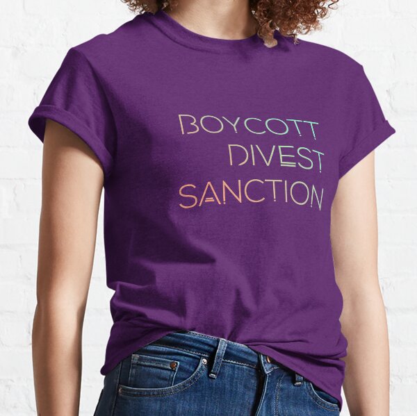Artikel-Vorschau von Boykott Divest Sanktion, designt und verkauft von pommunist.