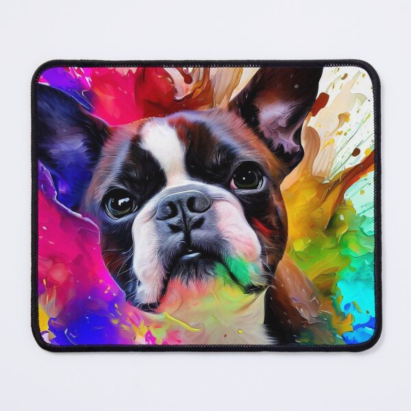 Item preview, Boston Terrier Splash Art designed and sold by The Digital Compass.