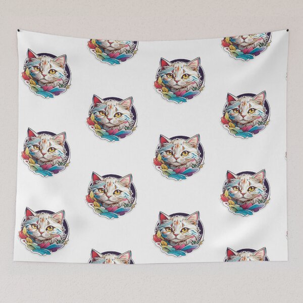 Item preview, Peeking Cat  designed and sold by Anna-Kik.