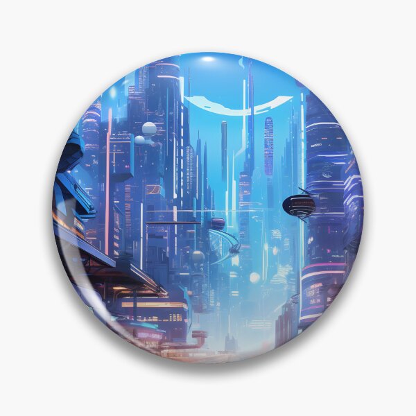 Item preview, Cyberpunk Dreamscape | Digital Art Print designed and sold by Shirtastically.
