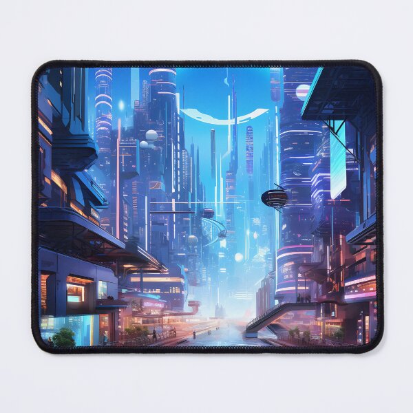 Item preview, Cyberpunk Dreamscape | Digital Art Print designed and sold by Shirtastically.