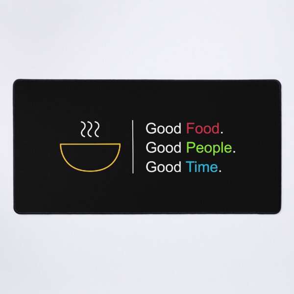 Item preview, Good Food, Good People, Good Time designed and sold by IDEZIGN2017.