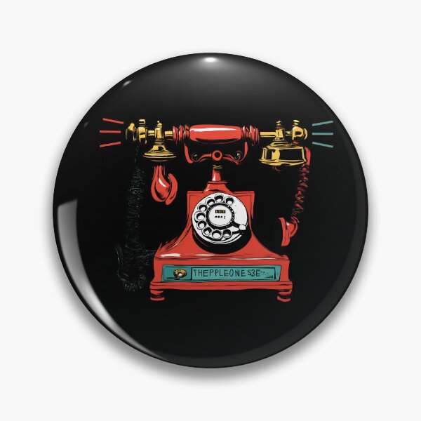 Aperçu de l'œuvre Un vieux téléphone fredonnant un téléphone de style bande dessinée créée et vendue par Rhmony.