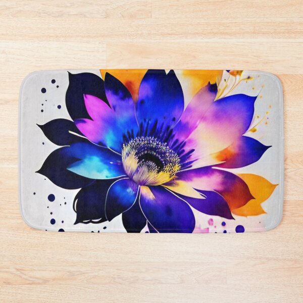 Item preview, Dynamic Blue Blossom with Vibrant Core designed and sold by Simple-Art-work.