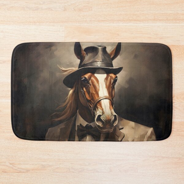 Item preview, Horse Portrait Dapper Animal Art designed and sold by ConfettiSkyArt.