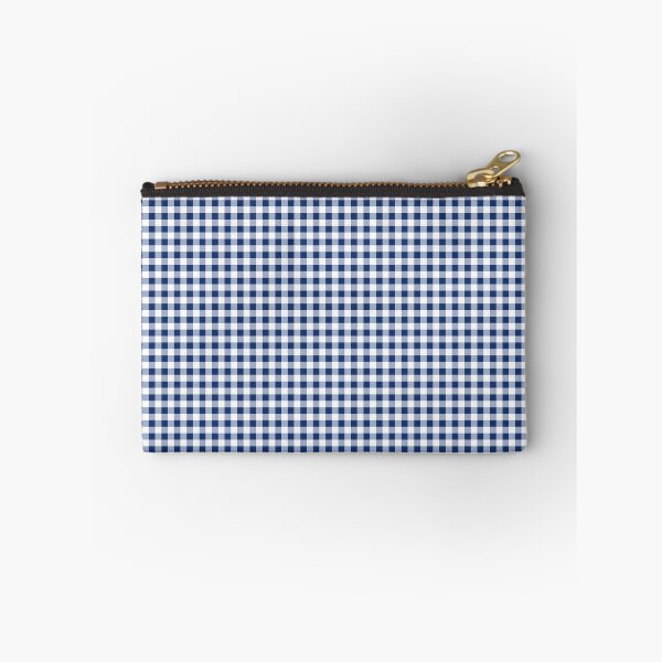 Item preview, Navy blue gingham plaid country checkered pattern  designed and sold by Inktown.