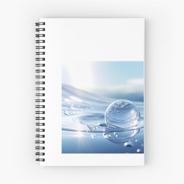 Item preview, a drop of water floating on top of a body of water designed and sold by Dark Fantasy Store.