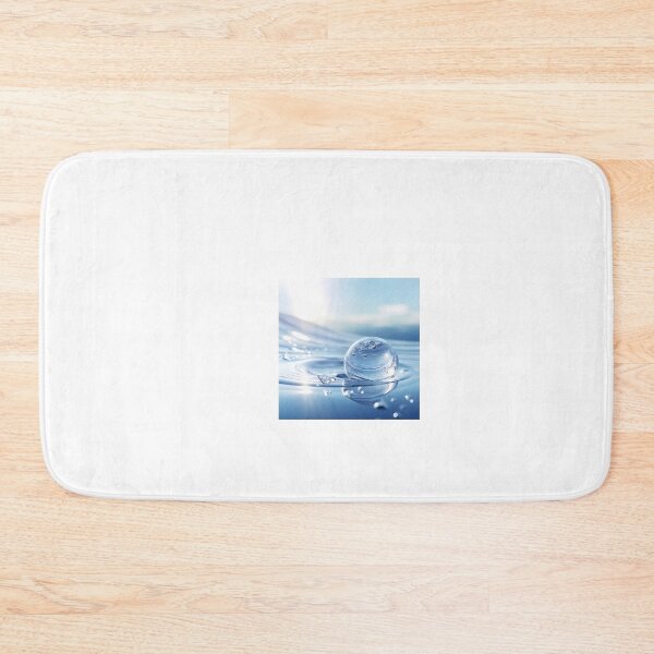 Item preview, a drop of water floating on top of a body of water designed and sold by Dark Fantasy Store.
