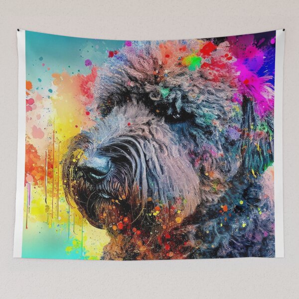 Item preview, Bouvier des Flandres Splash Art designed and sold by The Digital Compass.