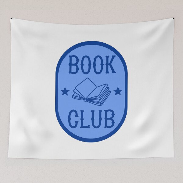 Item preview, Book Club (Blue) designed and sold by OscarAndOphelia.