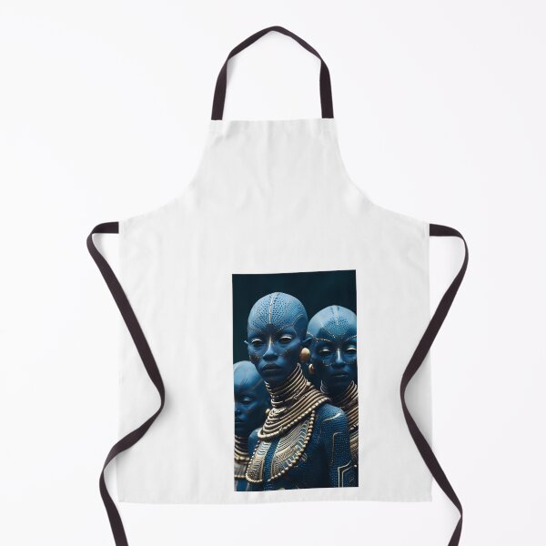 Item preview, a group of blue women with gold jewelry designed and sold by Dark Fantasy Store.