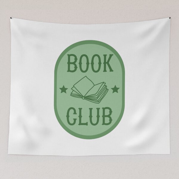 Item preview, Book Club (Green) designed and sold by OscarAndOphelia.