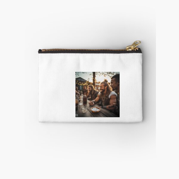 Item preview, a group of men sitting around a wooden table designed and sold by Dark Fantasy Store.